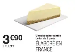 Monoprix Cheesecake vanille offre