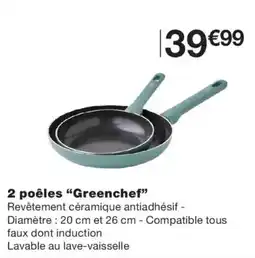 Monoprix Greenchef poêles offre