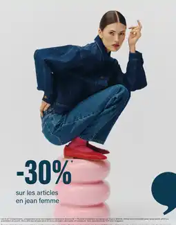 Monoprix articles en jean femme offre