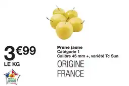 Monoprix Prune jaune offre