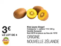 Monoprix Zespri Kiwi jaune offre
