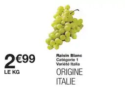 Monoprix Raisin Blanc offre