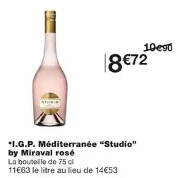 Monoprix Studio I.G.P. Méditerranée rosé offre