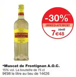 Monoprix Frontignan Muscat de Frontignan A.O.C. offre