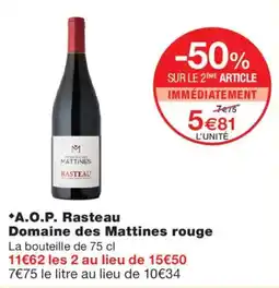 Monoprix Domaine des Mattines Rasteau offre