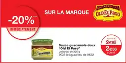 Monoprix Old El Paso Sauce guacamole doux offre