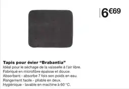 Monoprix Brabantia Tapis pour évier offre