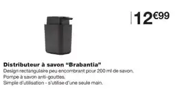 Monoprix Brabantia Distributeur à savon offre