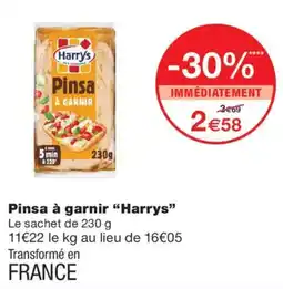 Monoprix Harrys Pinsa à garnir offre