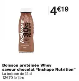 Monoprix Inshape Whey offre