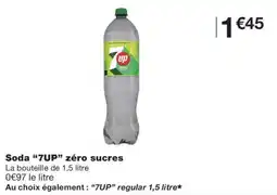 Monoprix 7UP Soda zéro sucres offre