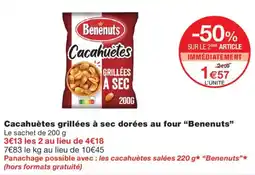 Monoprix Benenuts Cacahuètes offre
