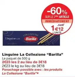 Monoprix Barilla Linguine La Collezione offre