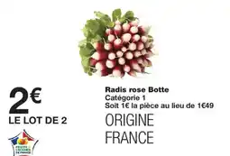 Monoprix Radis rose Botte offre
