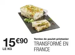 Monoprix Terrine de poulet printanier offre
