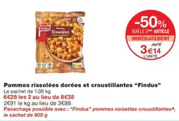 Monoprix Findus Pommes rissolées offre