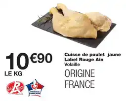 Monoprix Label Rouge Cuisse de poulet jaune offre