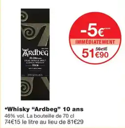 Monoprix Ardbeg Whisky offre