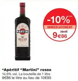 Monoprix Martini Apéritif rosso offre
