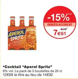 Monoprix Aperol Spritz offre