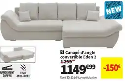 Conforama Eden 2 Canapé d'angle convertible offre