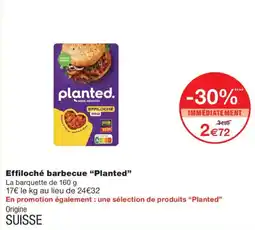 Monoprix Planted Effiloché barbecue offre