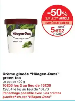 Monoprix Häagen-Dazs Crème glacée offre