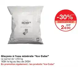 Monoprix Ice Cube Glaçons à l'eau minérale offre