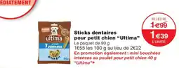 Monoprix Ultima Sticks dentaires offre