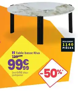 Conforama Riva Table basse offre