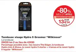 Monoprix Wilkinson Tondeuse visage Hydro 5 Groomer offre