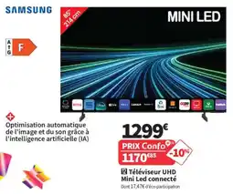 Conforama SAMSUNG Téléviseur UHD Mini Led connecté offre