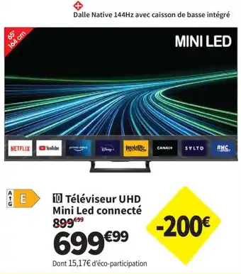 Téléviseur UHD Mini Led connecté