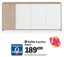 Conforama Ewen Buffet 4 portes offre