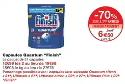 Monoprix Finish Capsules Quantum offre