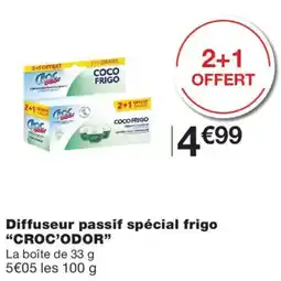 Monoprix Croc'Odor Diffuseur passif spécial frigo offre