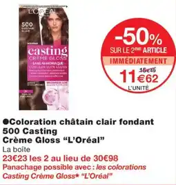 Monoprix L'Oréal Casting Crème Gloss offre