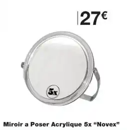 Monoprix Novex Miroir a Poser Acrylique 5x offre