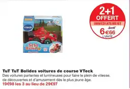 Monoprix Tut tut bolides voitures de course Vteck offre