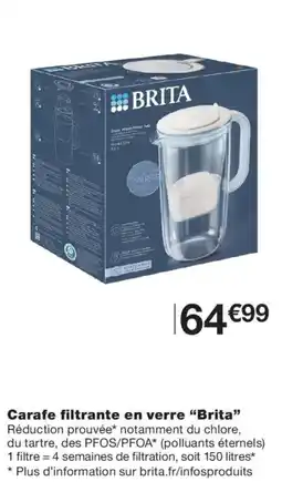 Monoprix Brita Carafe filtrante en verre offre