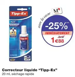 Monoprix Tipp-Ex Correcteur liquide offre