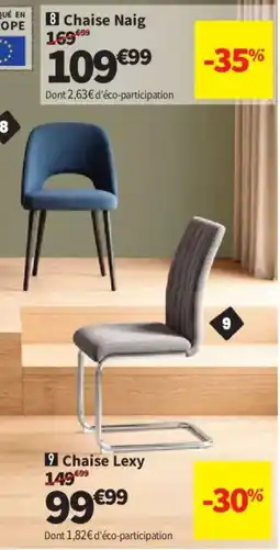 Conforama Naig Chaise offre