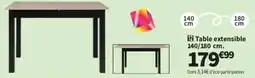 Conforama Table extensible offre