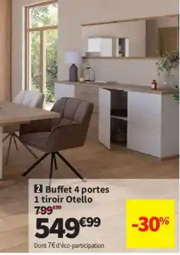 Conforama Otello Buffet 4 portes offre