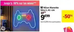 Conforama Néon Manette bleu offre