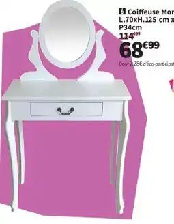 Conforama Coiffeuse Monroe offre