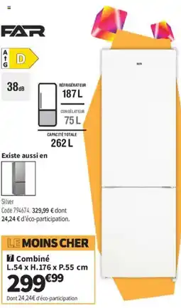 Conforama FAR Réfrigérateur combiné offre