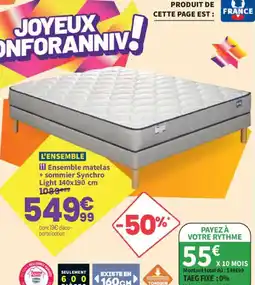 Conforama Synchro Light offre