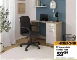 Conforama Fauteuil de bureau aldo offre