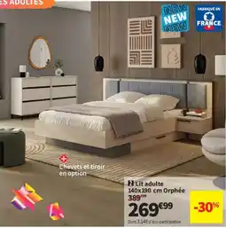 Conforama Orphée Lit adulte offre